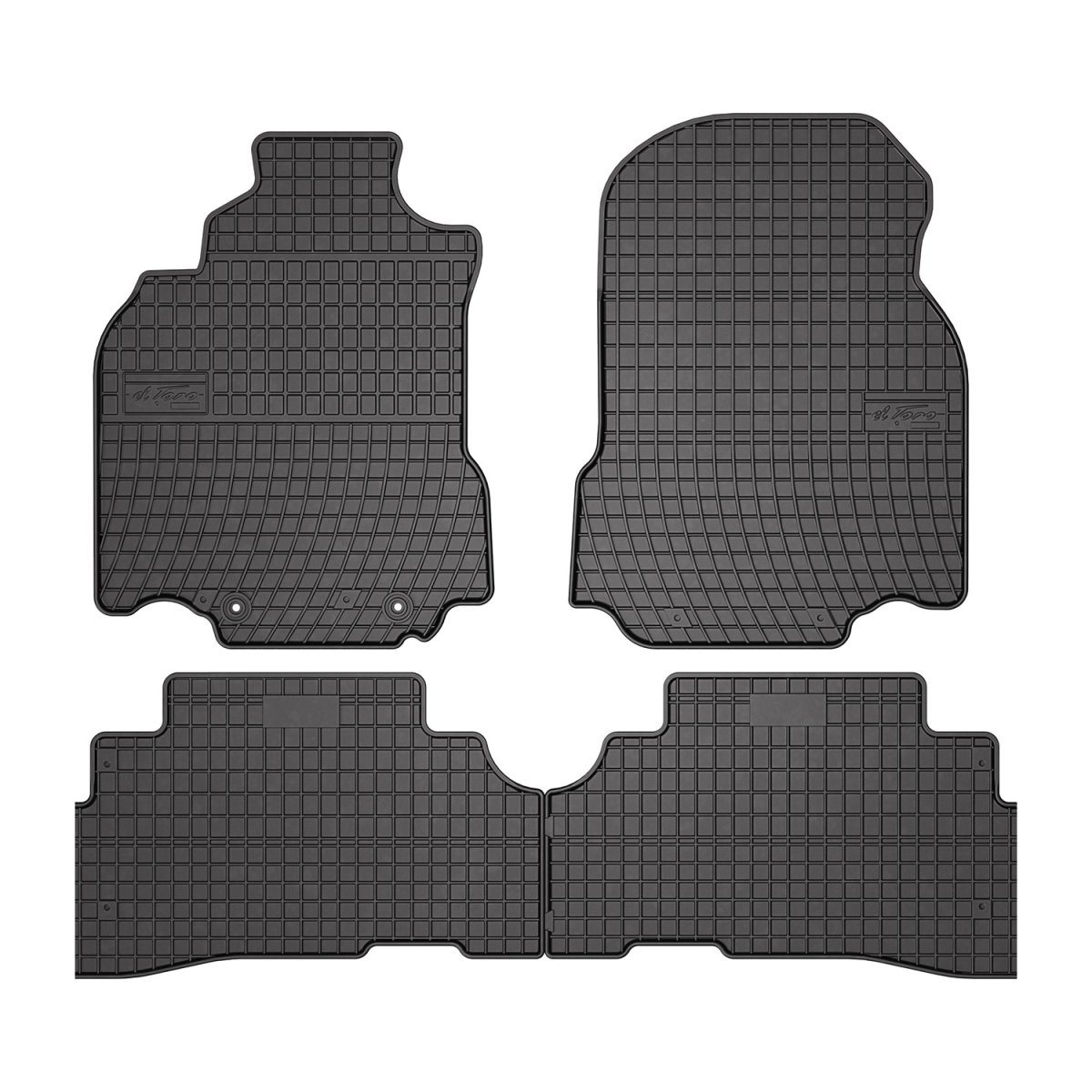 Nissan Cube Floor Mats - Omac - El Toro - Black - '09-'14